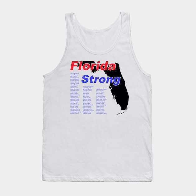 Florida Strong Tank Top by CreativePhil